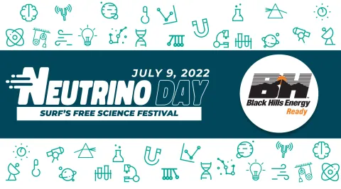 Black Hills Energy logo alongside Neutrino Day logo