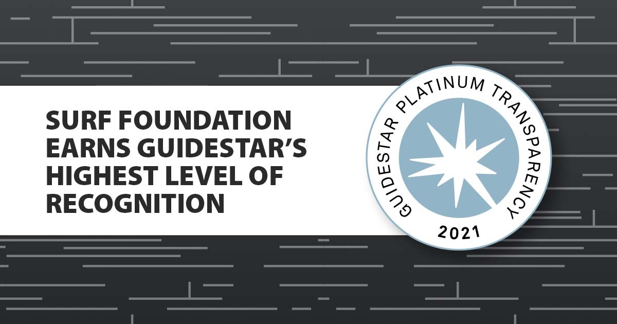 SURF Foundation earns GuideStar’s highest level of recognition