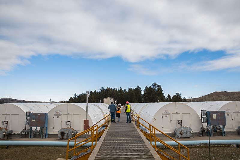 Present-day Waste Water Treatment Plant at Sanford Underground Research Facility. Photo by Matthew Kapust