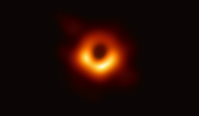 Image of a black hole