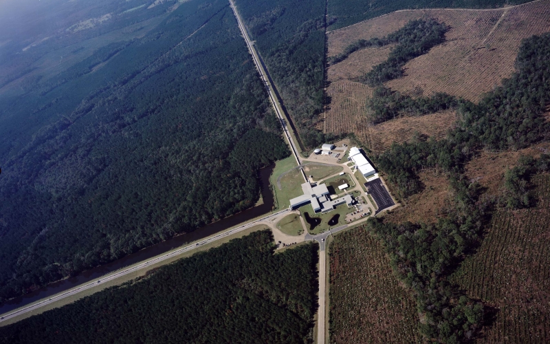 Two LIGO detectors captured gravitational waves. 