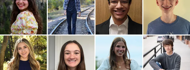 A collage of 2025 Davis Bahcall Scholars 