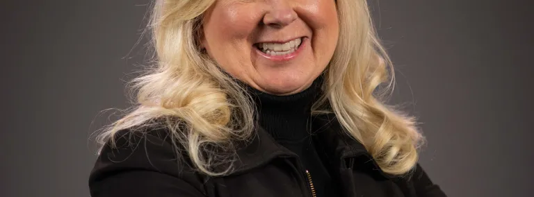 Christine Burger poses for a photo.  