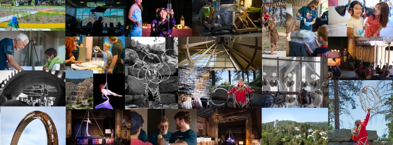 These images represent the work of a select group of eight photographers who will now get the opportunity to visit and photograph the underground laboratory. Multiple images are represented here from the 2025 Neutrino Day at SURF.