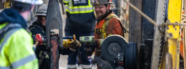 Crews on a Rope Change 