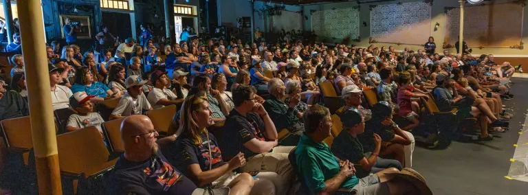 2026 Neutrino Day crowd in the Opera House 