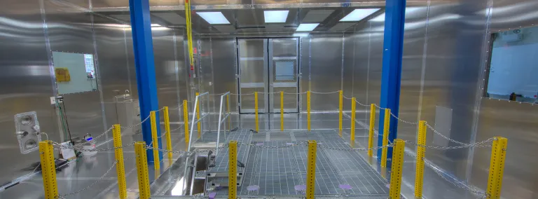 A cleanroom where the LZ detector will be built.
