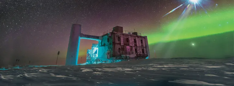 Amundsen-Scott South Pole Station in Antarctica