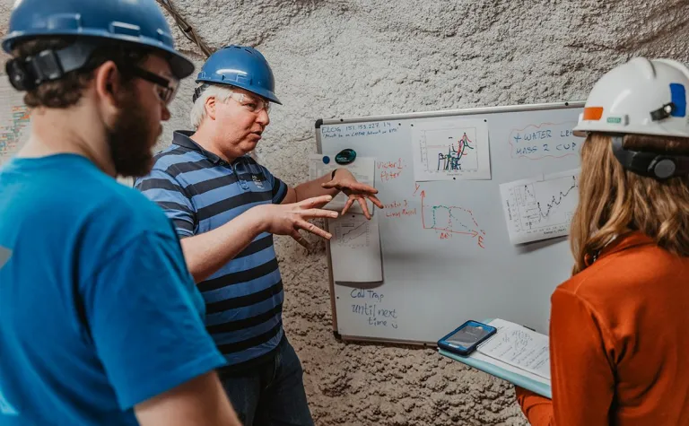 Dr. Frank Strieder explans how CASPAR works on the 4850 level of SURF. Dr. Frank Strieder explains CASPAR on the 4850 level of SURF.