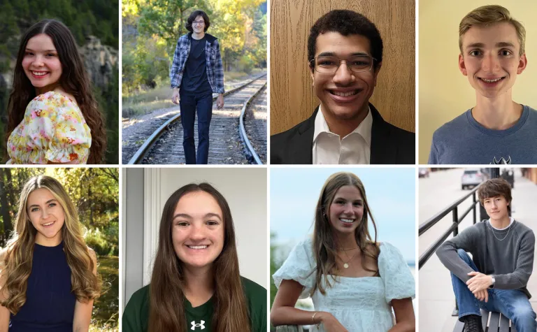 A collage of 2025 Davis Bahcall Scholars 