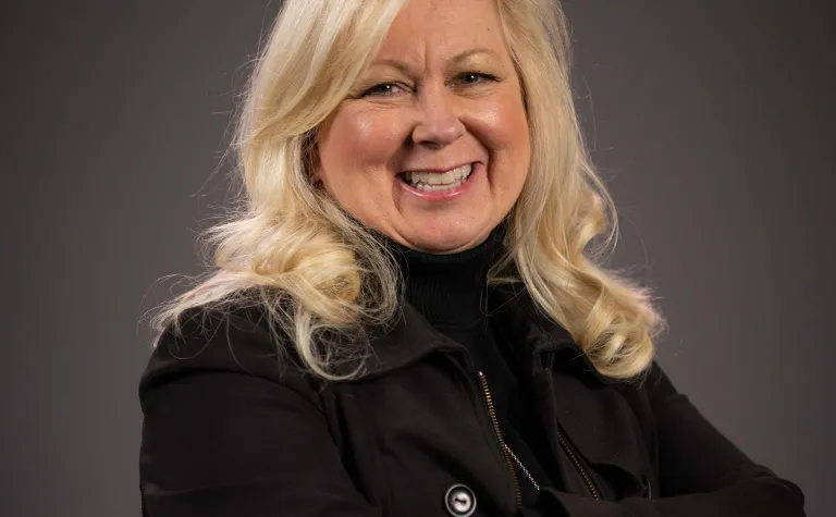Christine Burger poses for a photo.  