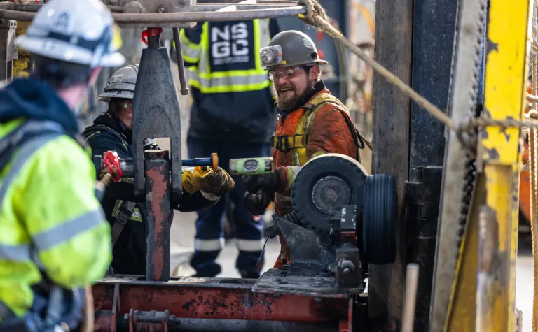 Crews on a Rope Change 