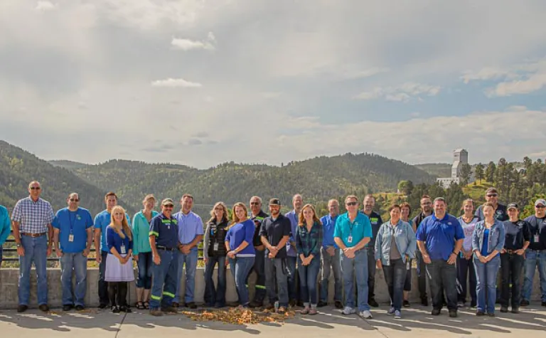 On Friday, Sept. 20, Sanford Lab staff and partners wore blue to promote Prostate Cancer Awareness. 