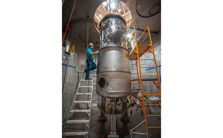 An imgae showing LZ, a next-generation dark matter experiment in South Dakota. 