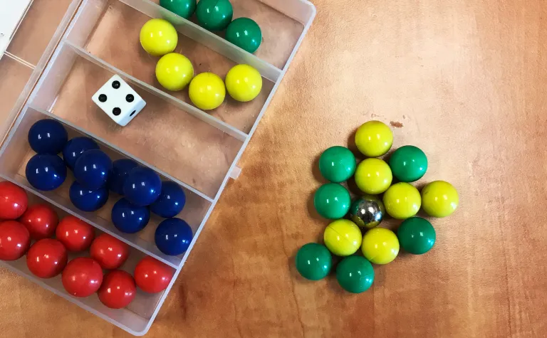 Nucleosynthesis game pieces. 