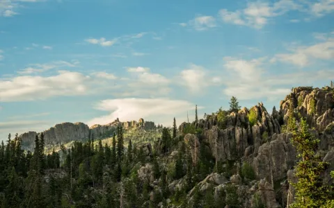 scenic photo of black elk peak in south dakota