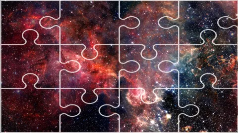 puzzle pieces of universe
