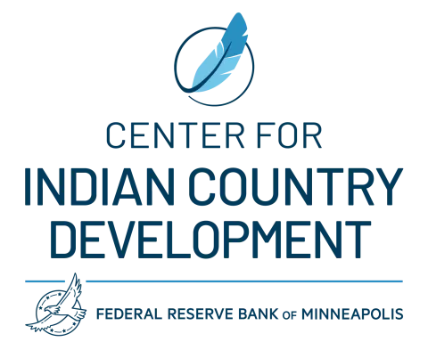 The Center for Indian Country Development Logo, Federal reserve Bank of Minneapolis.