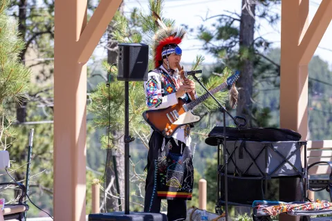 Sequoia Crosswhite performs at Neutrino Day 