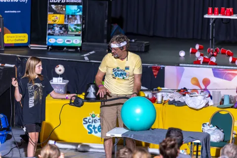 SDPB’s Science Steve wows the crowd at the Homestake Opera House 