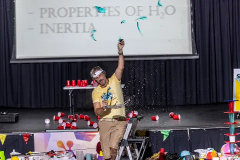 SDPB’s Science Steve wows the crowd at the Homestake Opera House 