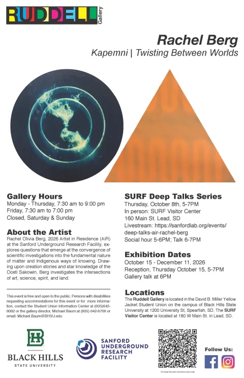 The poster for the October 2026 events with the SURF AiR
