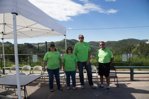 BHE employees volunteering at Neutrino Day