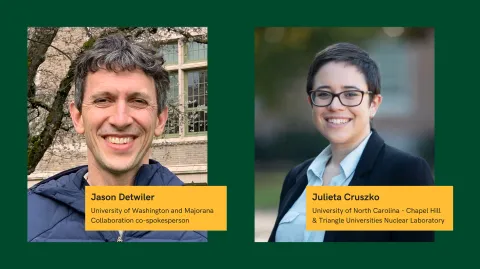 Headshots of Jason Detwiler and Julieta Cruszko 