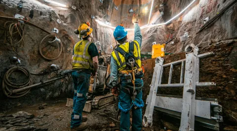 Excavation of huge caverns for DUNE particle detector is underway