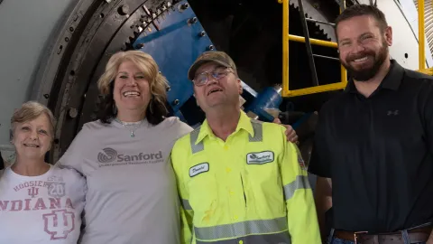 Laurie Adkins-Heydon poses with Wendy Straub, Donald Daywitt, and Colton Clark 