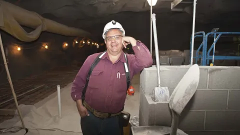 Dan Regan Poses at SURF in PPE