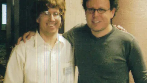Richard Schnee and Andrew Sonnenschein pose for a photo