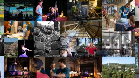 These images represent the work of a select group of eight photographers who will now get the opportunity to visit and photograph the underground laboratory.  Multiple images are represented here from the 2025 Neutrino Day at SURF. 