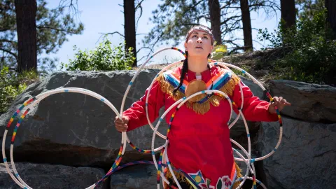 Hoop dancer