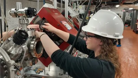 2026 REU working Students at SURF  inside CASPAR